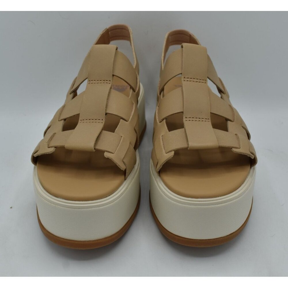 Sorel Womens Size 9 Dayspring Honest Beige Leather Slingback Sandals Shoes - Picture 3 of 14